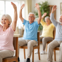 Mit Freude in Bewegung – Sanfte Gymnastik im Sitzen